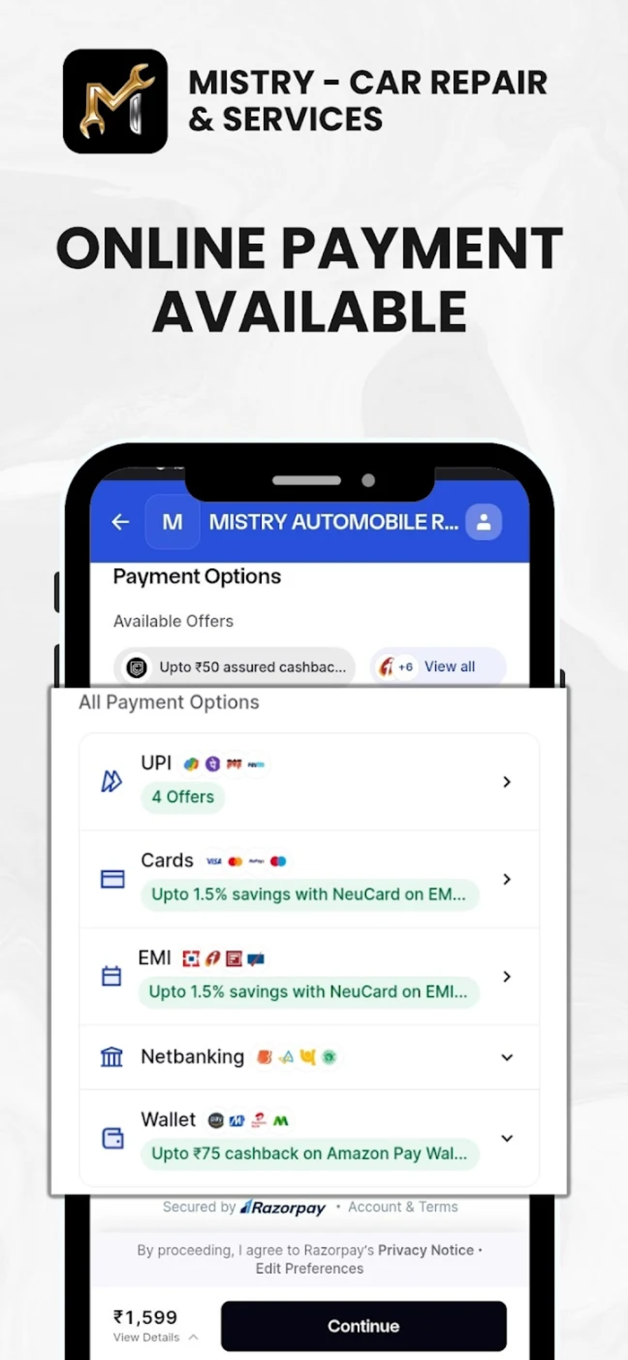 Mistry - Car Repair & Services screenshot 7