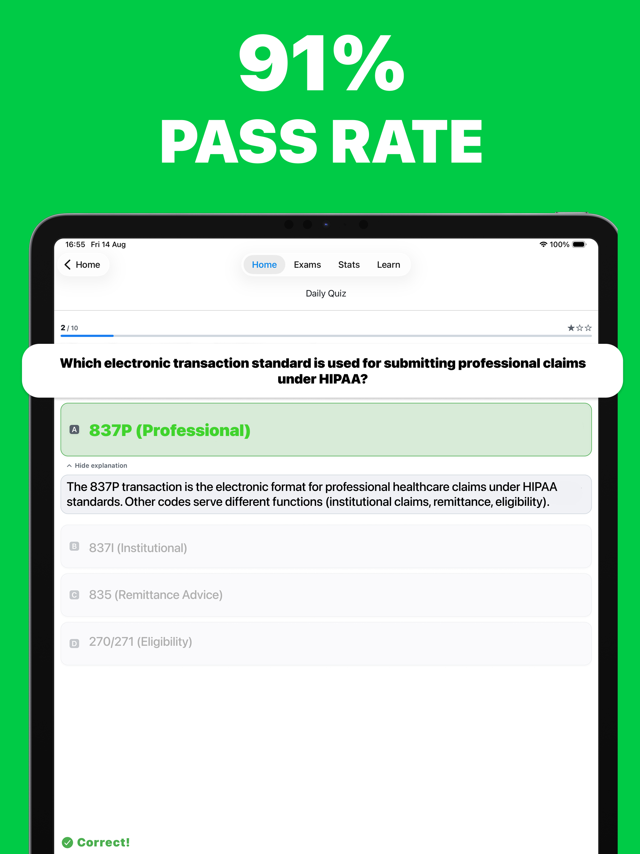 CPB Exam: Practice Test 2026 screenshot 7