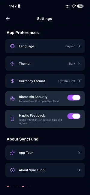 SyncFund screenshot 2