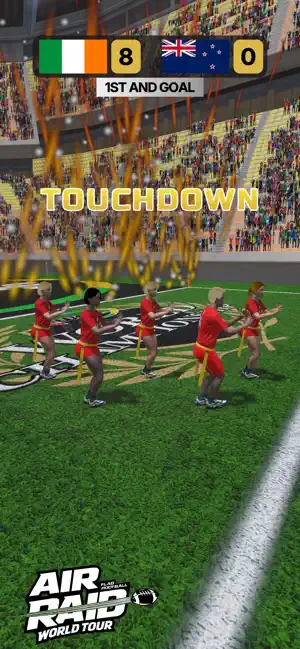Air Raid Flag Football Game screenshot 2