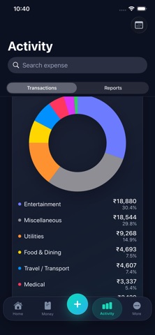 My Expense Tracker Plus screenshot