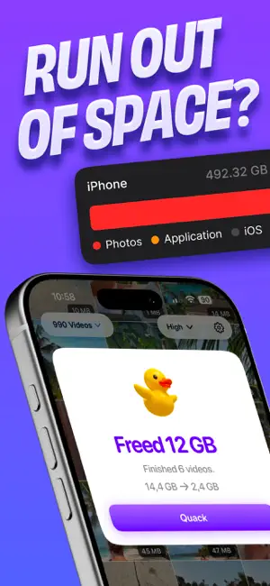 VideoDuck: Video Compressor screenshot 1