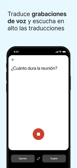 Captura de pantalla de Traductor De DeepL en iPhone 6