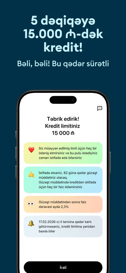 Screenshot 3 von 6 zu Leobank - Mobile Bank və Kart