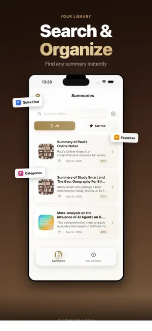 QuickSummaryAI: AI Summarizer screenshot 3