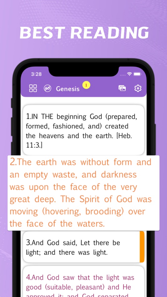#2. Amplified Bible - offline (iOS) 由: Sumithra Kumar