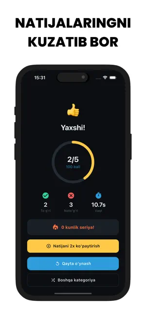 Bilimdon: Boshqotirma savollar screenshot 4