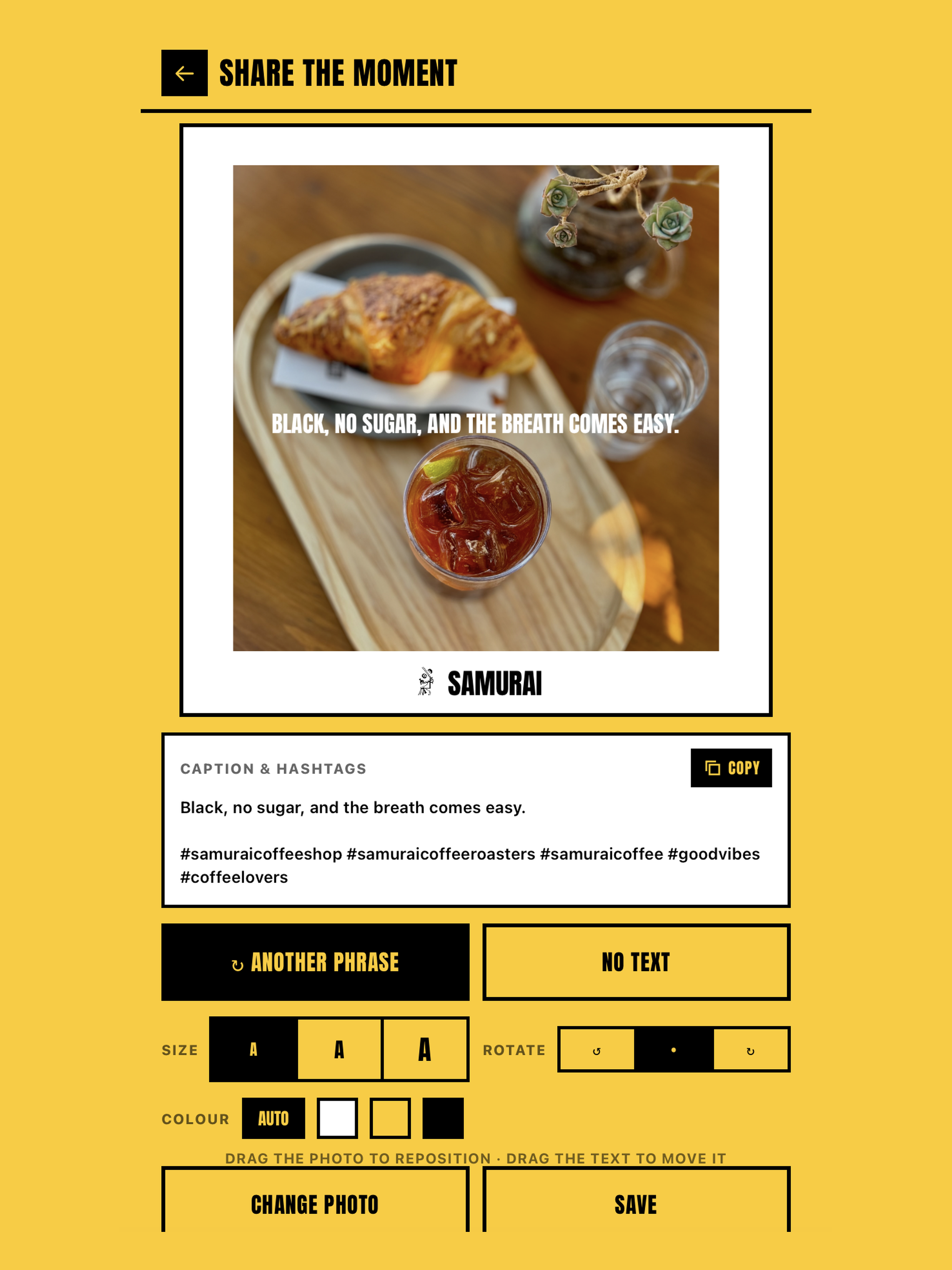 Samurai Specialty Coffee screenshot 9