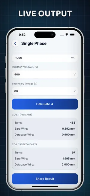 Calculation Transformers screenshot 3