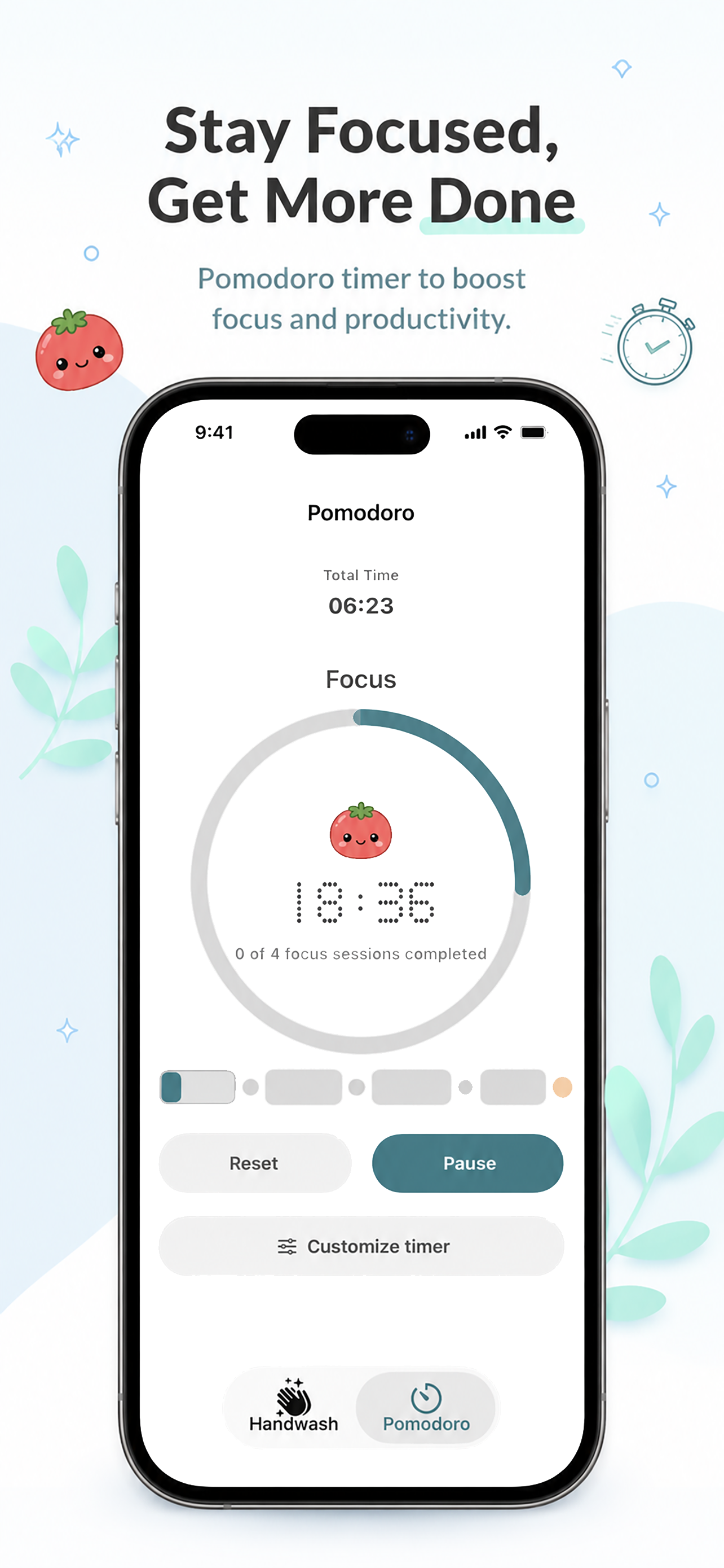 Pomiko - Handwash Pomo Timer