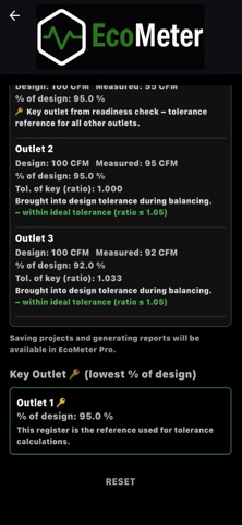 EcoMeter Pro iPhone screenshot