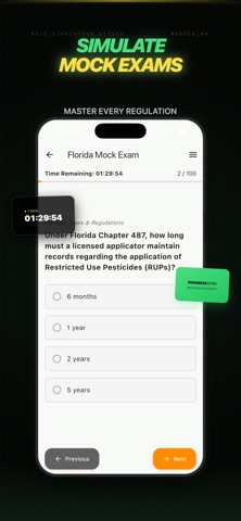 FL Pesticide Applicator Exam iPhone screenshot