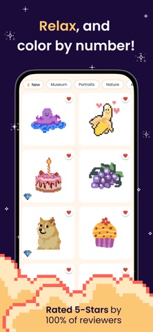 Pixel Buddy: Coloring Book Screenshot 1 of 8