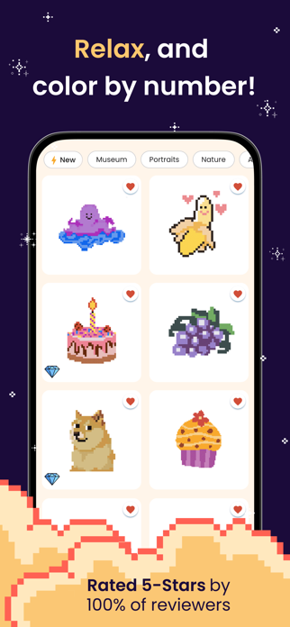 Pixel Buddy: Coloring Book Screenshot 1 of 8