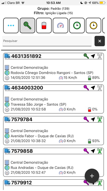 TaRastreado Monitoramento