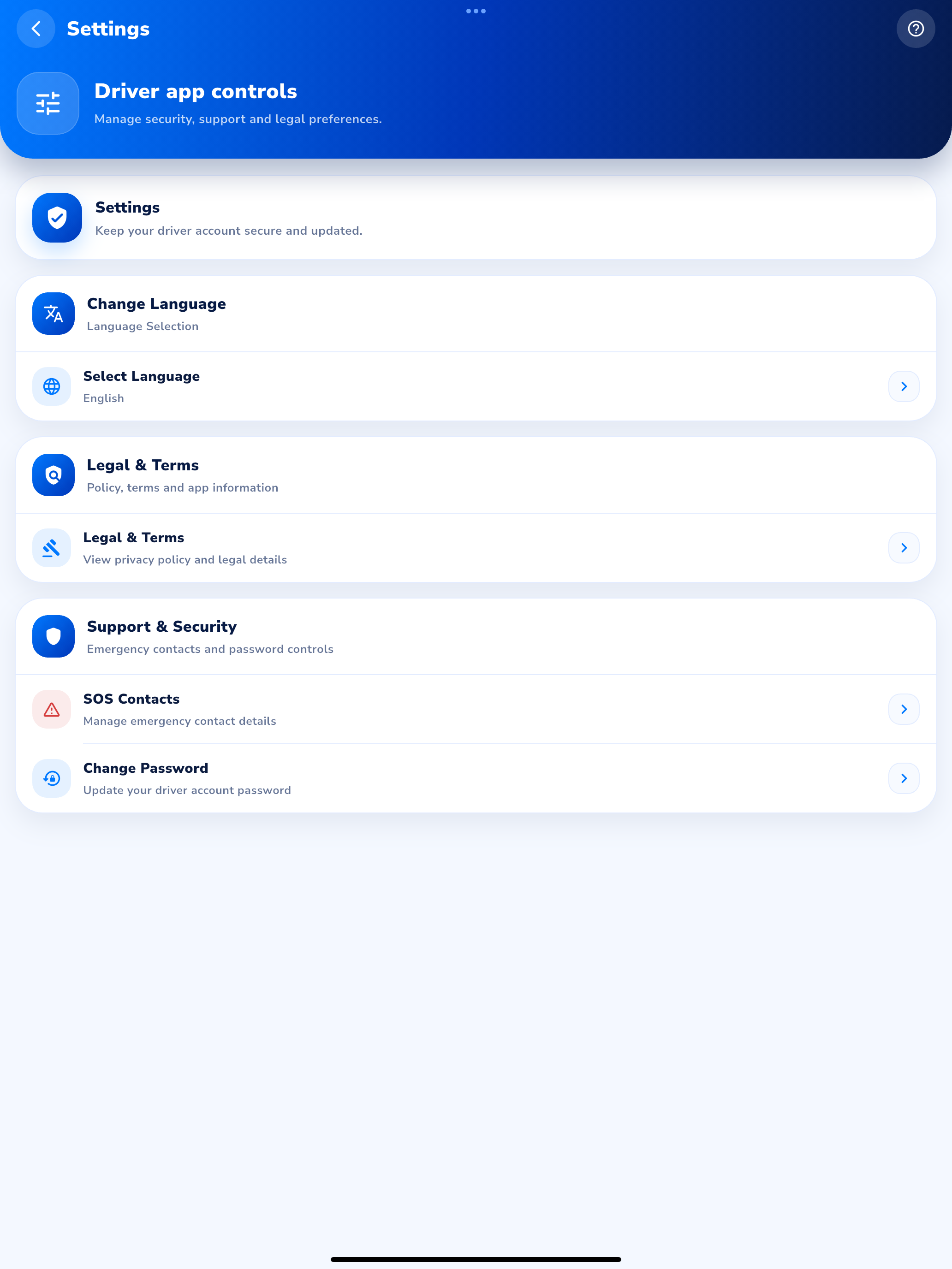 RuteTaxi Demo Driver screenshot 10