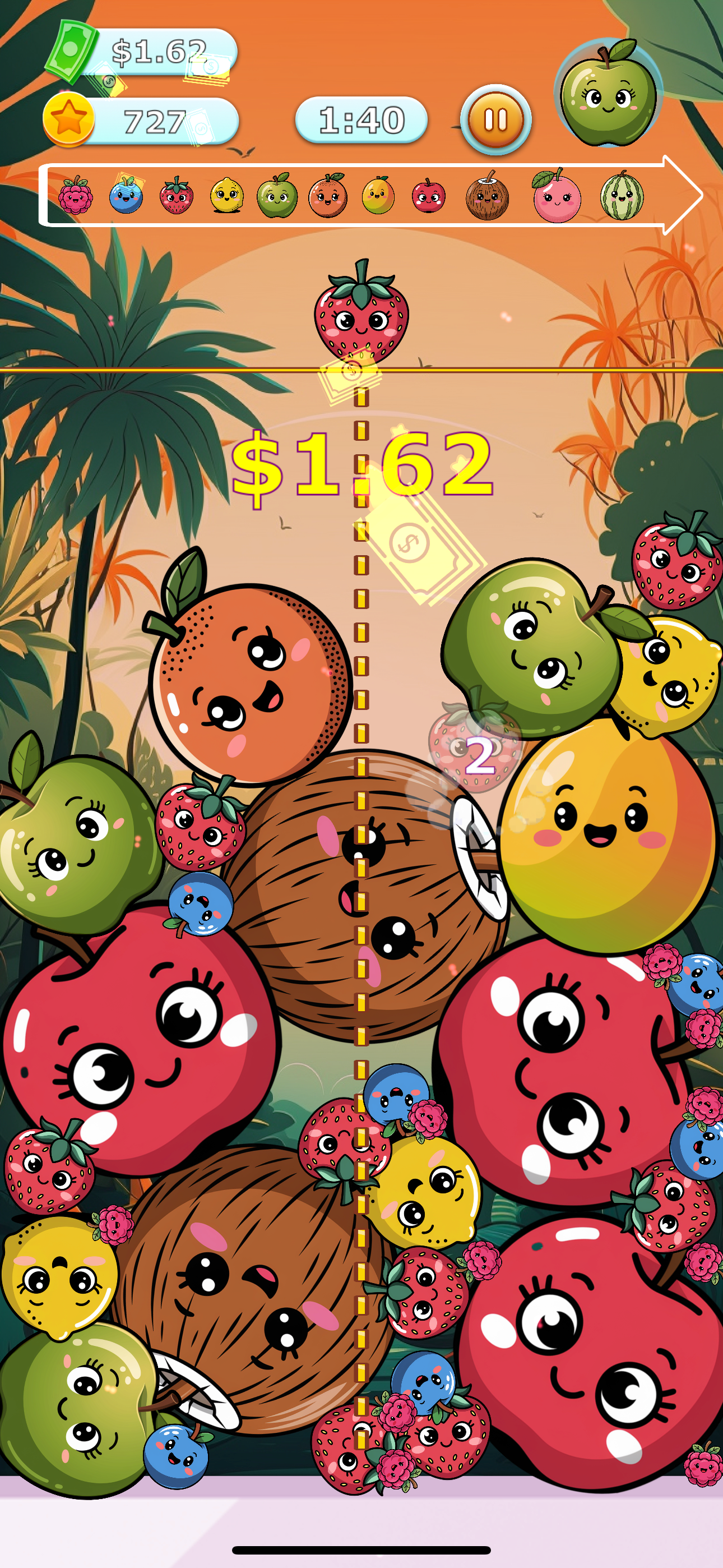Melon Merge: Fruit Puzzle