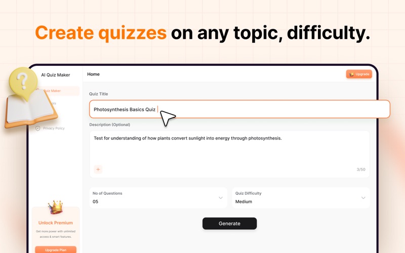 AI Quiz Maker - Flashcards screenshot