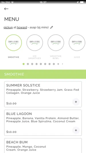 Bona Fide Juicery screenshot 3