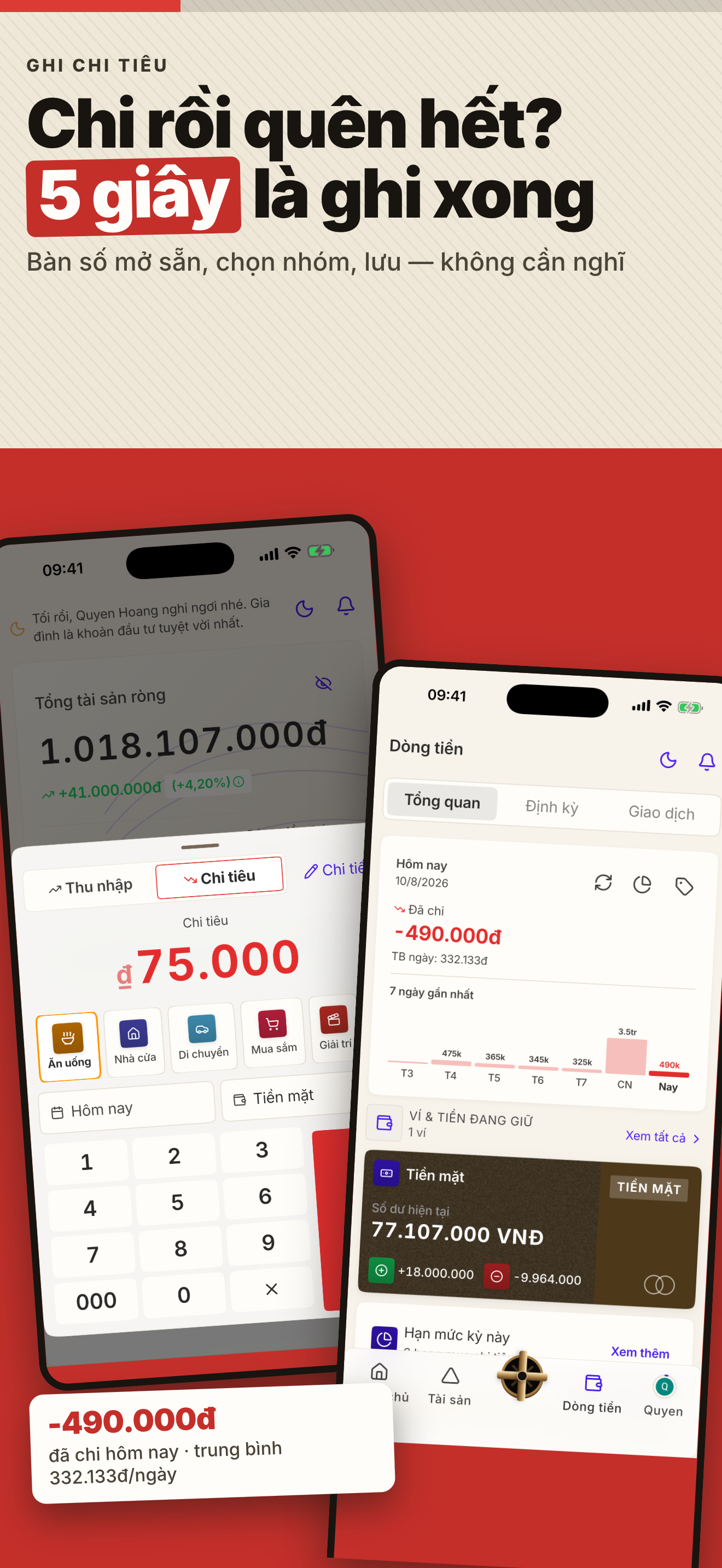 Tháp Tài Sản: Vàng, Thu Chi screenshot 6
