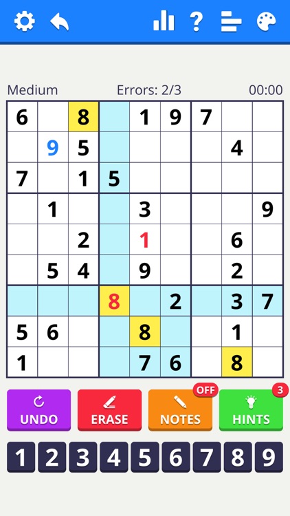 Sudoku Levels - classic puzzle