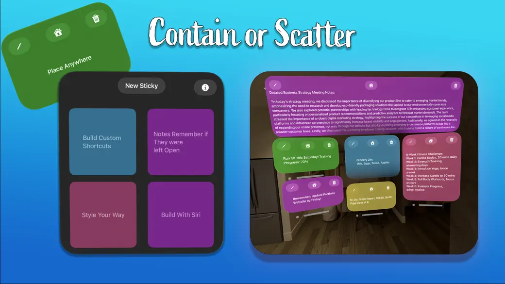 Sticky Space: 3D Notes screenshot 3