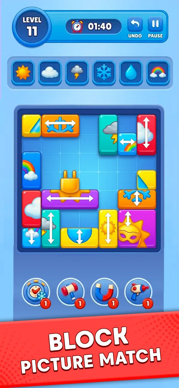 Screenshot #3 pour Bloc Image Jeu de Puzzle