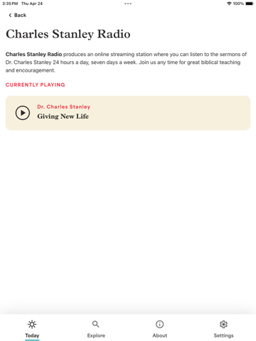 In Touch Ministries iPad screenshot 5 - Lifestyle app