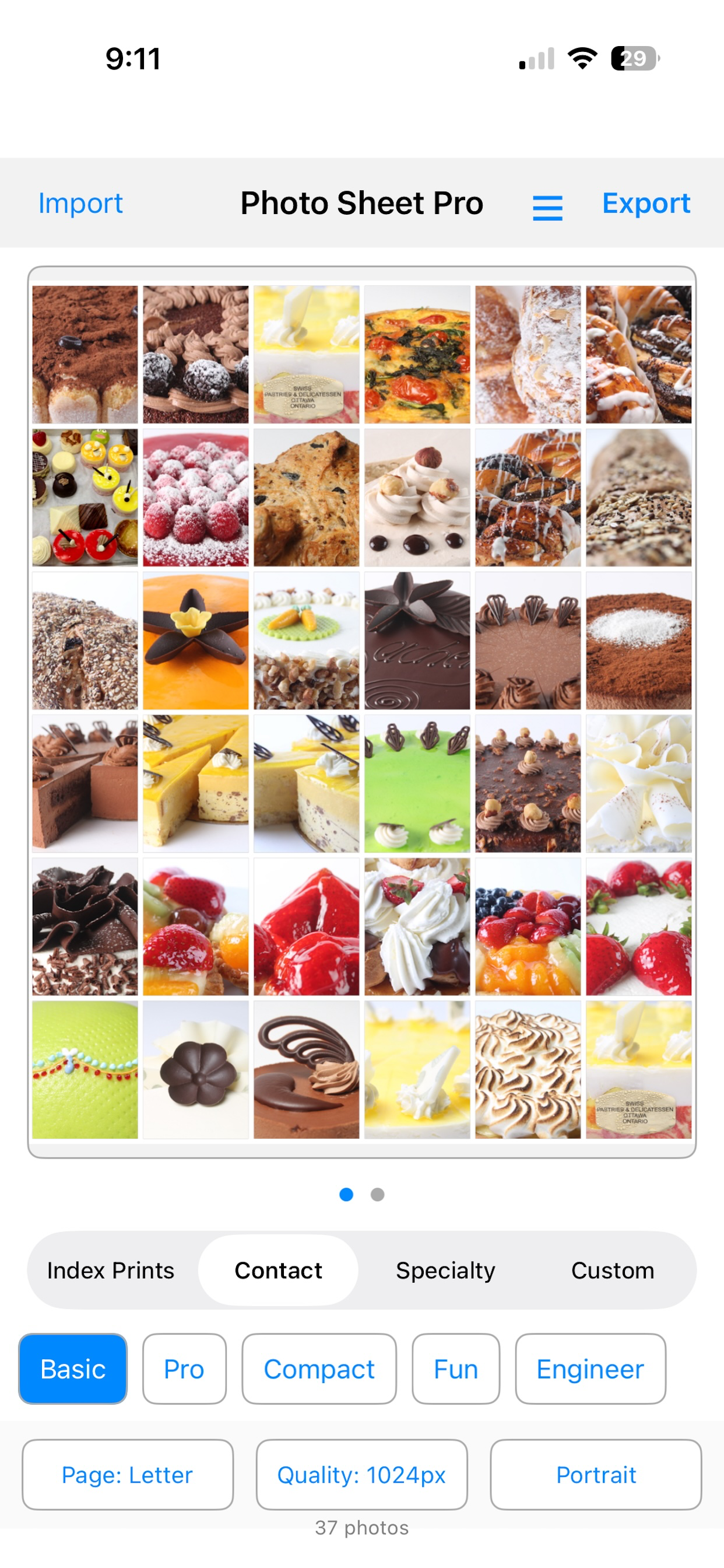 Photo Sheet Pro screenshot 8