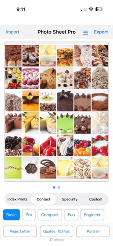 Photo Sheet Pro screenshot