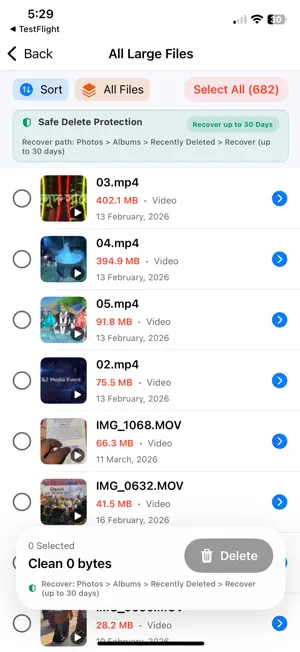 Phone Cleaner for iPhone iPad screenshot 4