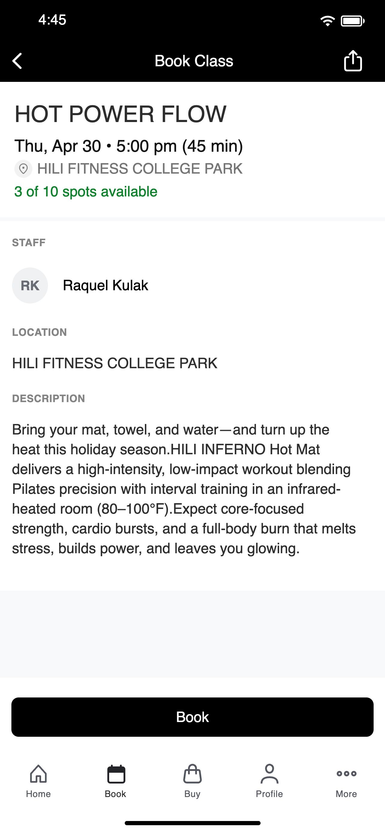 HILI FITNESS screenshot 3