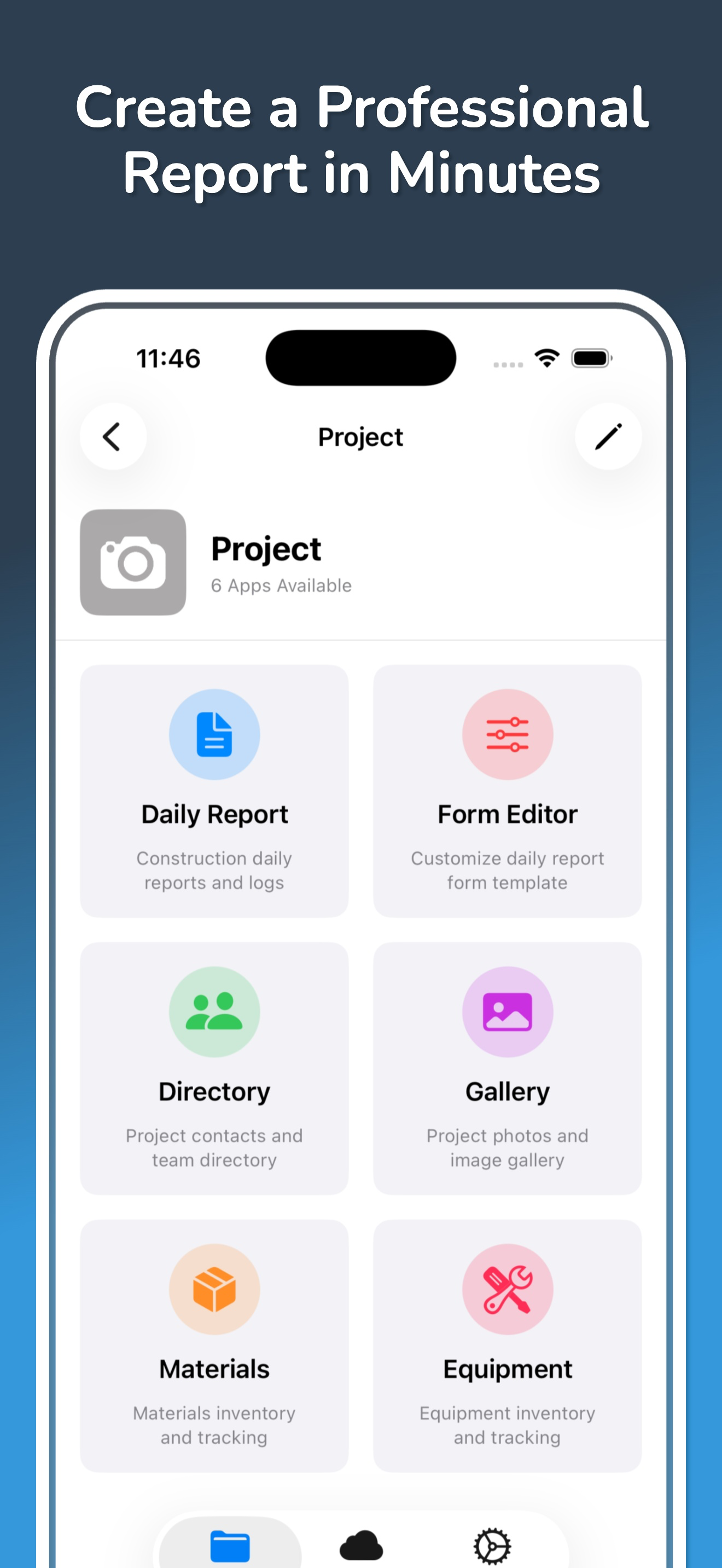 Construction Daily Reports App
