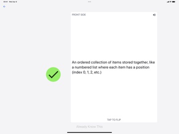 Qsets: Active Recall Study iPad screenshot