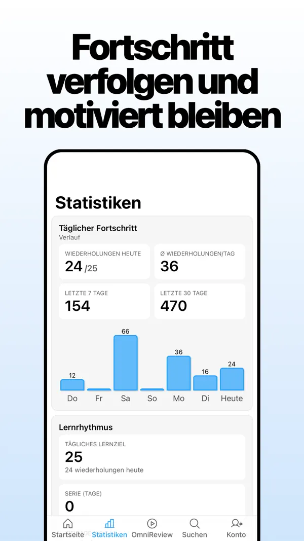 AlgoApp Lernkarten iPhone App Screenshot 3 – Bildung