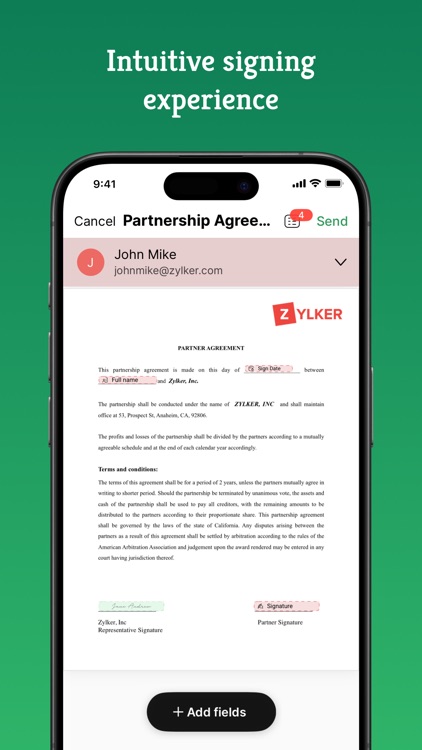 Zoho Sign - Fill & eSign Docs screenshot-3