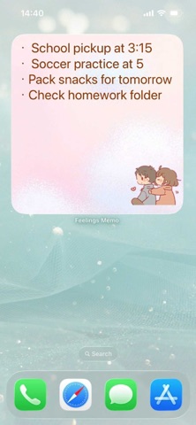 Memo Pad @ Feelings +Widget screenshot 9