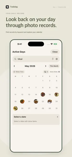 Todolog: To-dos to Records screenshot 4
