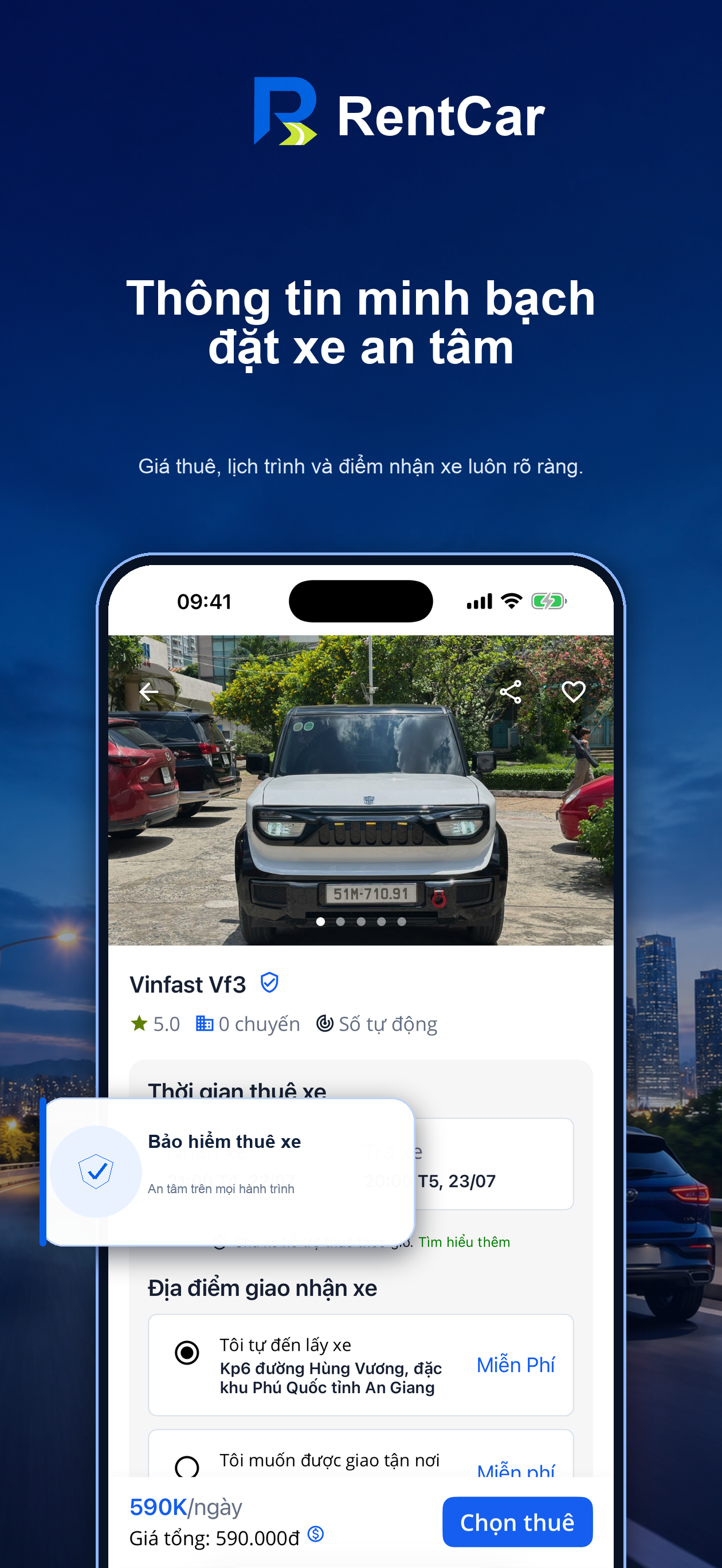 RentCar - Thuê xe tự lái screenshot 3