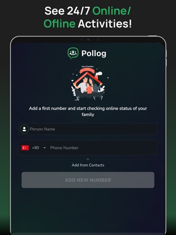 Pollog - Family Online Tracker iPad screenshot 1