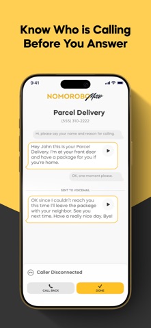 Nomorobo Max Spam Call Blocker iPhone screenshot
