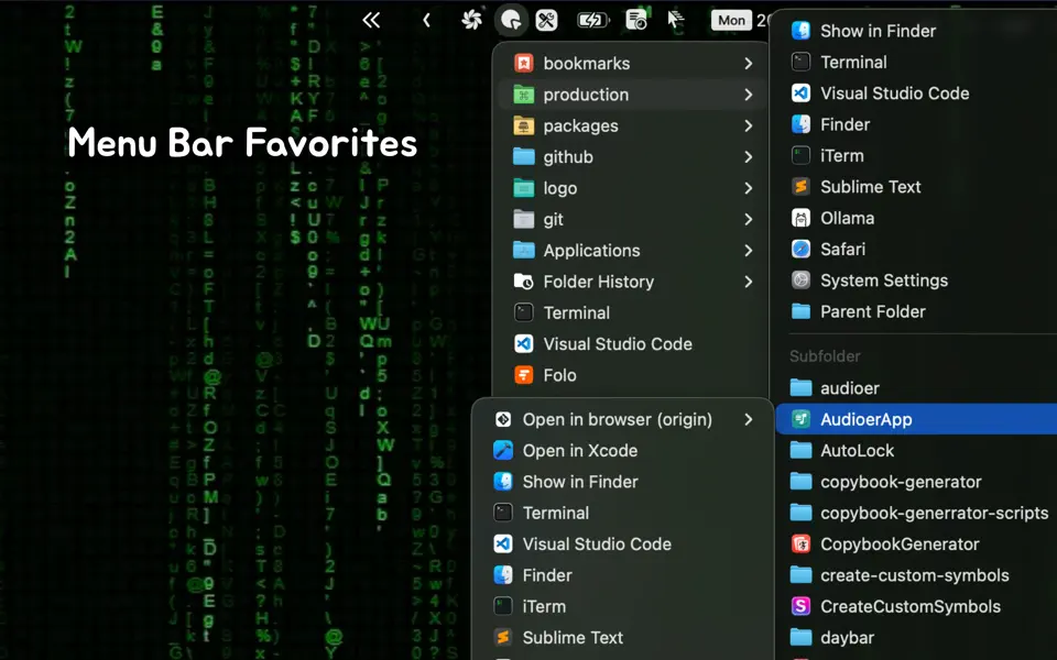 Screenshot 2 of Menuist: Right-Click & MenuBar 4.4.1