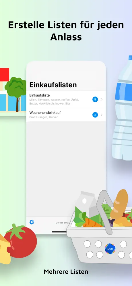 pon - smarte Einkaufsliste‑App screenshot 4