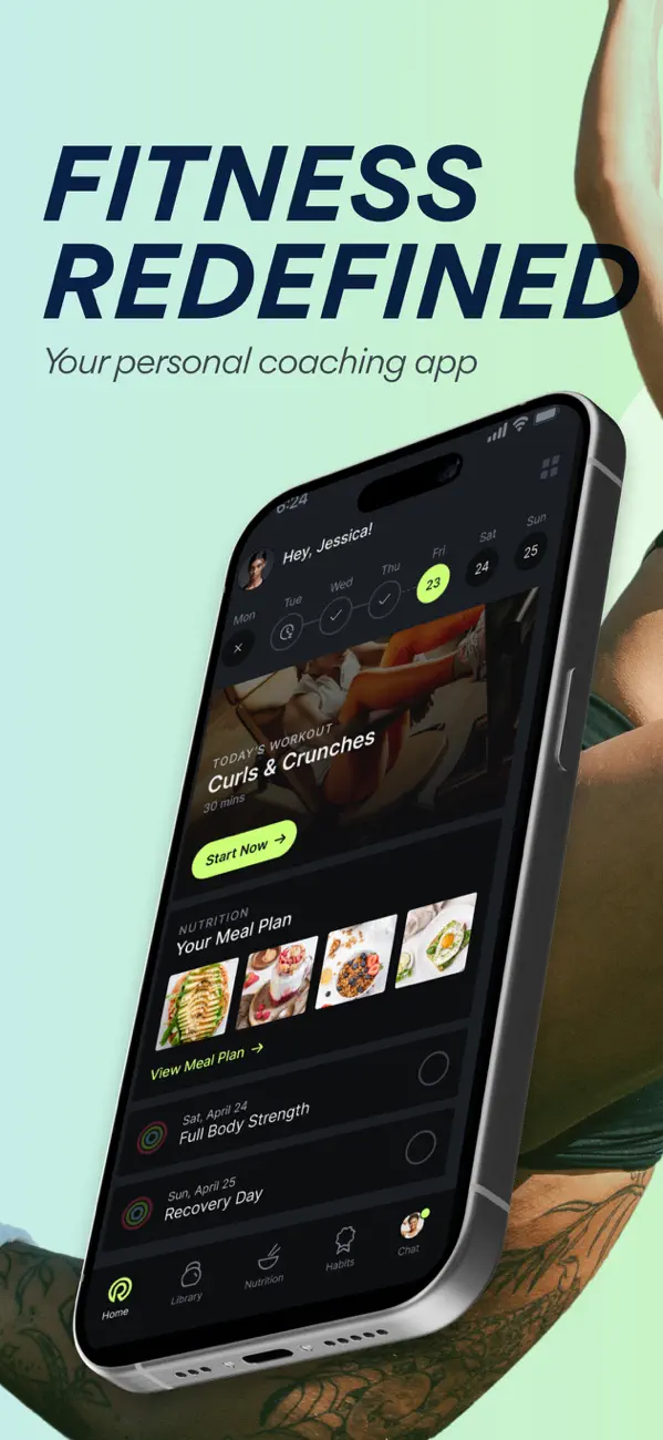 Screenshot #1 pour Avida: 1-on-1 Fitness Coach