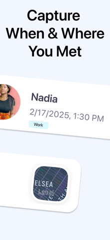 Recent Contacts: When & Where screenshot