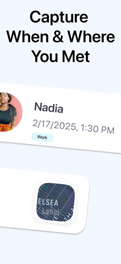 Recent Contacts: When & Where screenshot 2