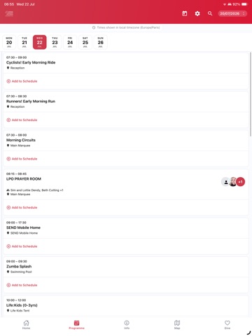 Spring Harvest Holidays iPad screenshot