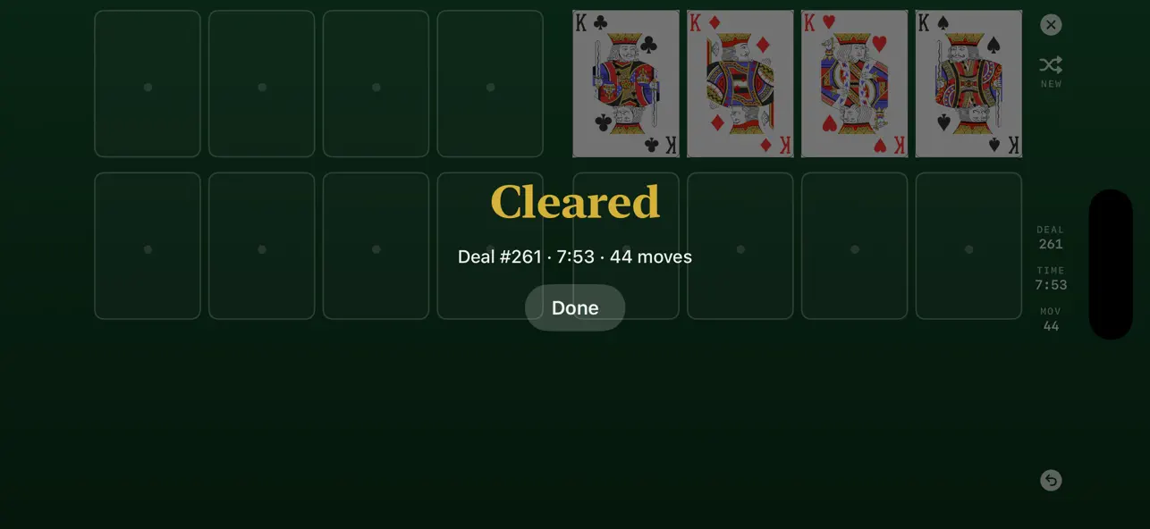 Screenshot #3 pour FreeCell 32000