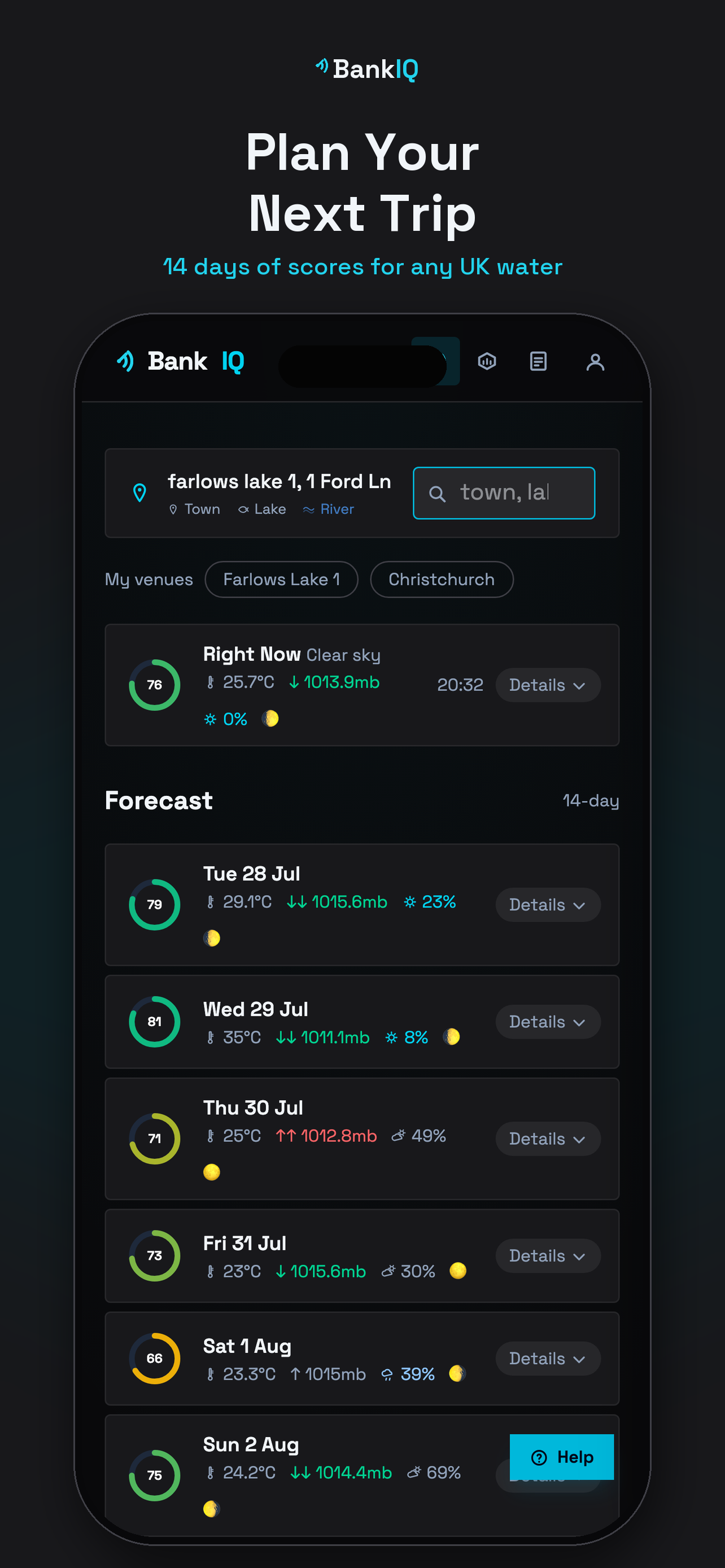 BankIQ: Carp Fishing Forecast screenshot 6