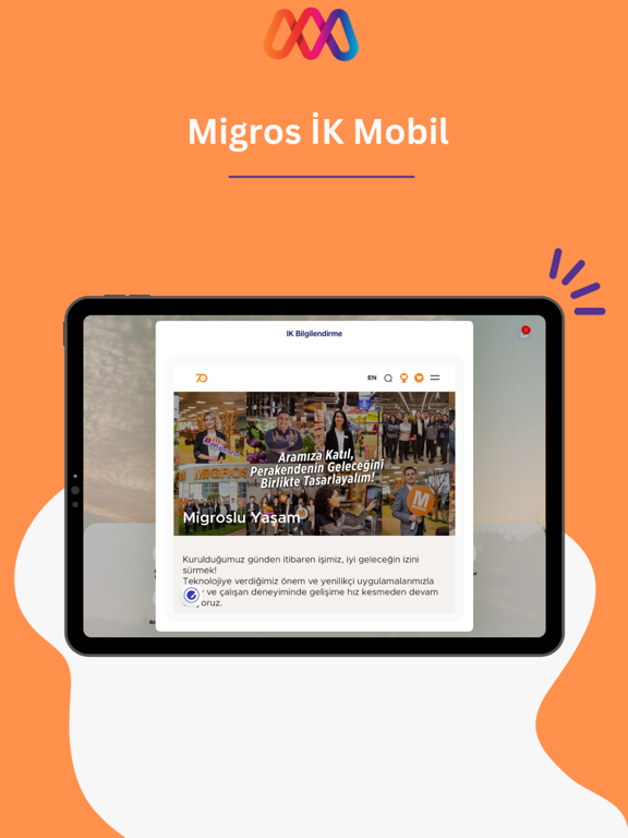 Migros İK Mobil iPad screenshot 7